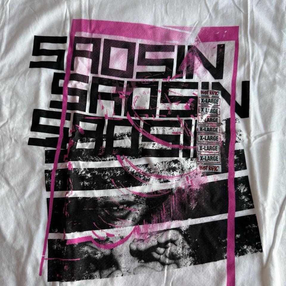 SAOSIN PINK AND BLACK 2006 Tour White  Size S-5XL SS812 Unisex T-Shirt XXL