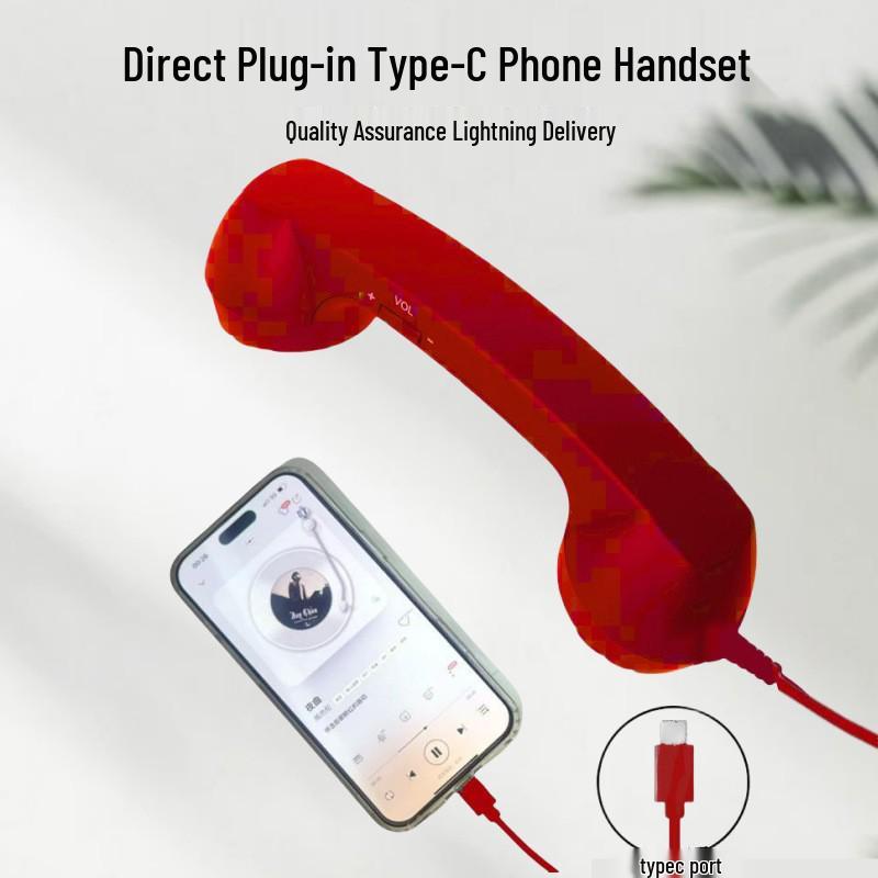 Retro Fashion Handset with External Microphone for Mobile Phones
