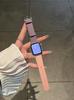 For Apple iwatchS10 Lychee Leather Strap Applewatch98765SE/Ultra Watch
