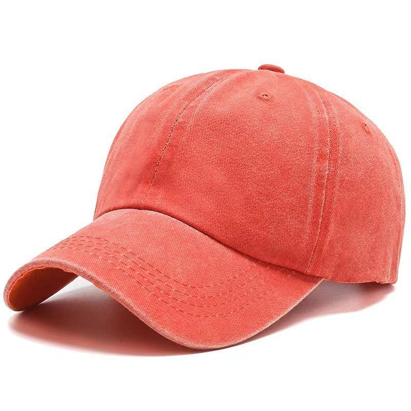 Solid color baseball cap for all seasons, suitable for both men and women, suitable for daily leisure and versatile outdoor spor