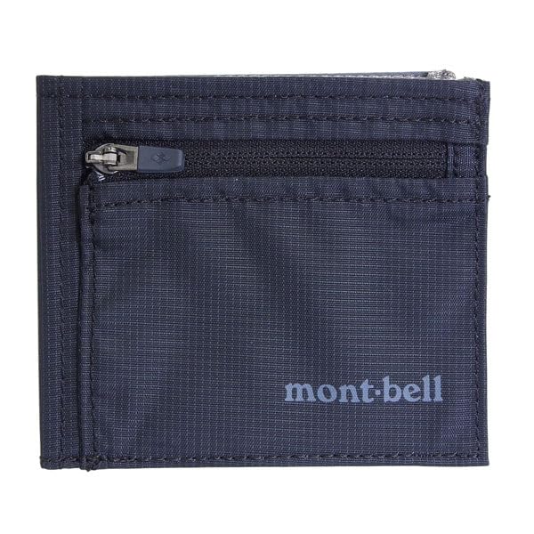 Compact Nylon Flat Wallet Designed To Prevent Cards from Bending [Montbell] Men's Bi-fold Wallet, 1133371, (Black (BK))