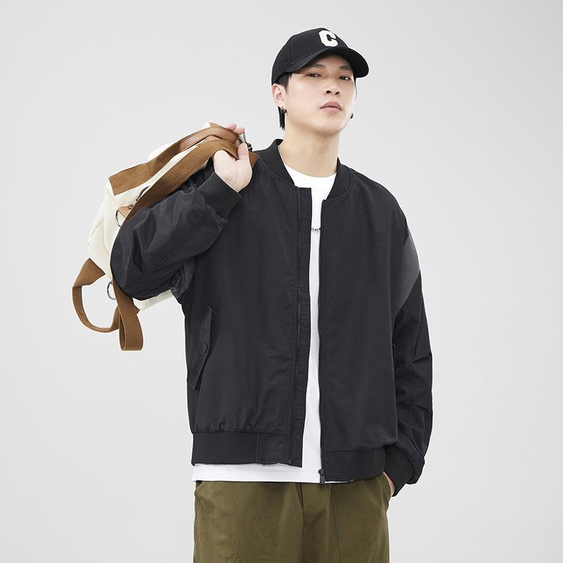 Jacket Jacket Men'S Tooling Jacket Men'S Loose Large Size Outside Wearing Baseball Uniform Pilot Tide Brand