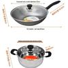 SUPOR Cast Iron Wok & Stainless Steel Soup Pot Cookware Set