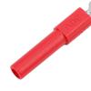 Spade Plug, 10pcs Heavy Duty U Type Lightweight Fork Wire Connector for Multimeter red