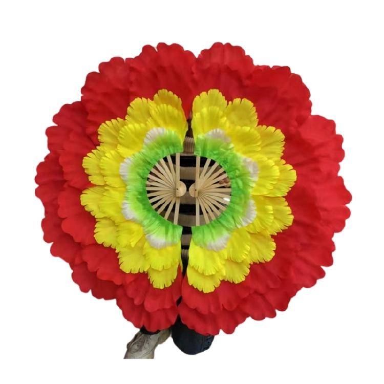 Chinese Folding Hand Fan Fabric Fan Bamboos Handheld Fan for Party,Dances Wedding,Gift,Wall Decorations,Photo Props