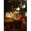 LED Copper Light Solar Power Lights String Pineapple Lamp Lantern Waterproof Outdoor Garden Decoration