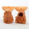 Cute Pulling Bull Horn Bun Capibara Capybara Plush Pendant Keychain Backpack Hangings Decoration Gifts
