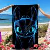 How To Train Your Dragon Print Beach Towel, Versatile Lightweight Absorbent Beach Towel for Pool Surf Yoga Bathroom, Perfect Birthday Holiday Gift