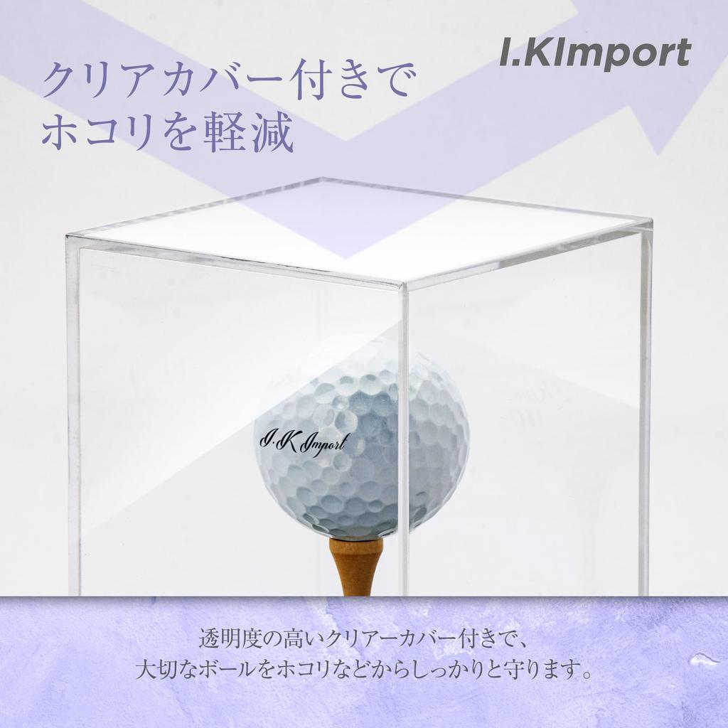 [I.Kimport] Golf Goods Signed Ball Case Display Case Dustproof Protection Exhibition Acrylic Transparent Case Commemorative Ball Case Collection Case
