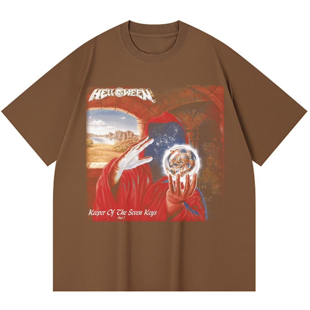 T-shirt Heavy Metal 100% Cotone 230 Gsm Stampa Band Rock Musica Popolare Unisex T-shirt Pesante in Cotone
