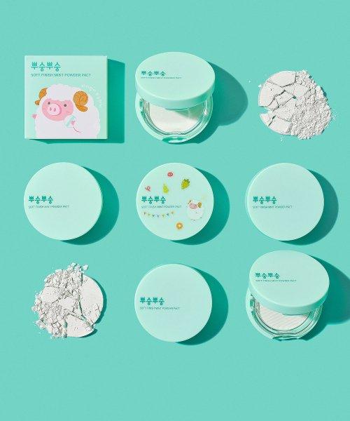 [Mefactory] Ppussung Ppussung Mint Powder Pact (2-Pack)