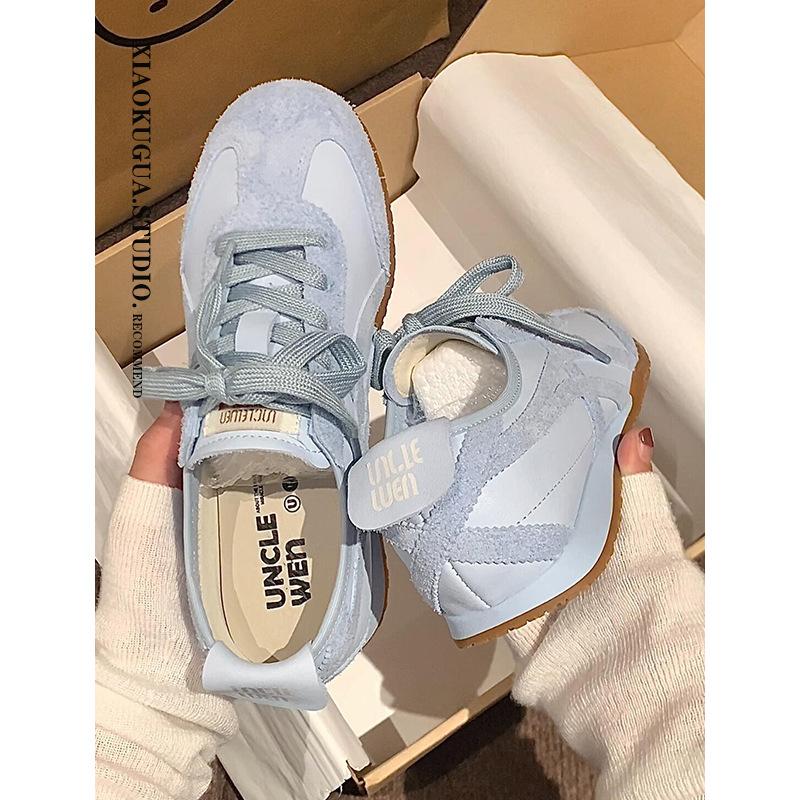 

Retro Forrest Gump training shoes women s 2025 new summer soft-soled casual sports shoes flat-soled versatile white shoes 40 светло-синий