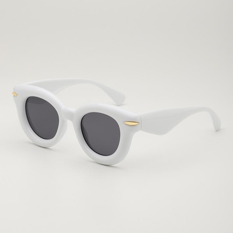 

JYL TS Inflatable Sunglasses Round With Rivets UV Protection For Street Shooting 379032 A-891 глаз тигра