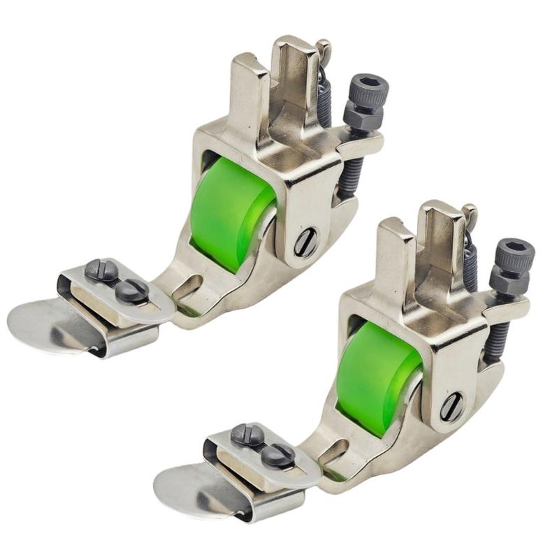 

Sturdy Plastic Presser Foot for Flatbed Sewing Machines Extended Designs Improved Cloth Stability Expert Tailoring