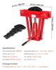 Hydraulic Pipe Bender, 12 Ton Manual Pipe Bending Tool with 6 Dies