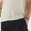 Salomon Comfortable Breathable Quick-Dry Casual Solid Color Polo Shirt Men Tops Off-White C24392
