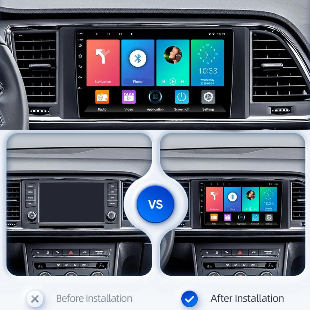 For Seat Ateca Cupra 2016-2025 Car Radio Stereo 4G WIFI Wireless Carplay Multimedia Video Android System GPS Navigation Player