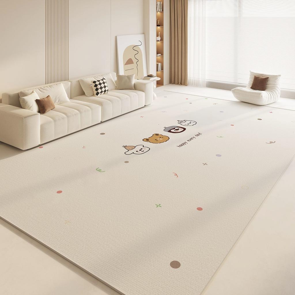 Cartoon Colored Carpets for Living Room Cute Anime Bedroom Decor Rug Soft Children's Room Carpet Home Non-slip Floor Mat Gift