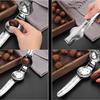 Stainless Steel Chestnut Machine, Chestnut Clip, Walnut Pliers, Sheath Cutter, Opener, Nut Cracker, Sheller Kitchen Tool, 2in 1