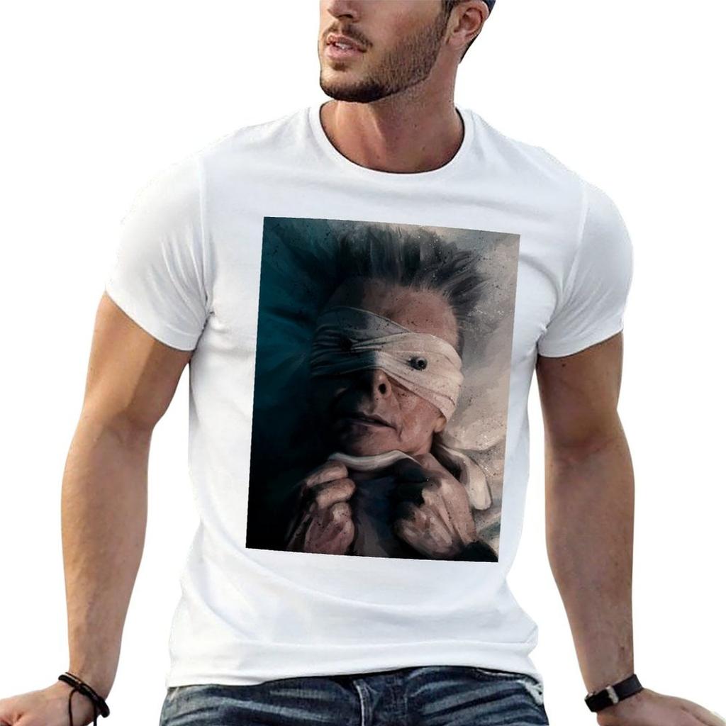 Lazarus T-Shirt Black Cotton T-shirt Plain for Man Package Anime T Shirts Oversize G Man T Shir