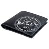 Bally Classic Logo Canvas Wallet Business Card Holder Coin Purse Men Wallet Black 6237366