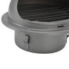 4 Inch Diameter Louvered Vent Cover Round Air Vent Grille Heavy Duty Wall Vent  For Outdoor Use