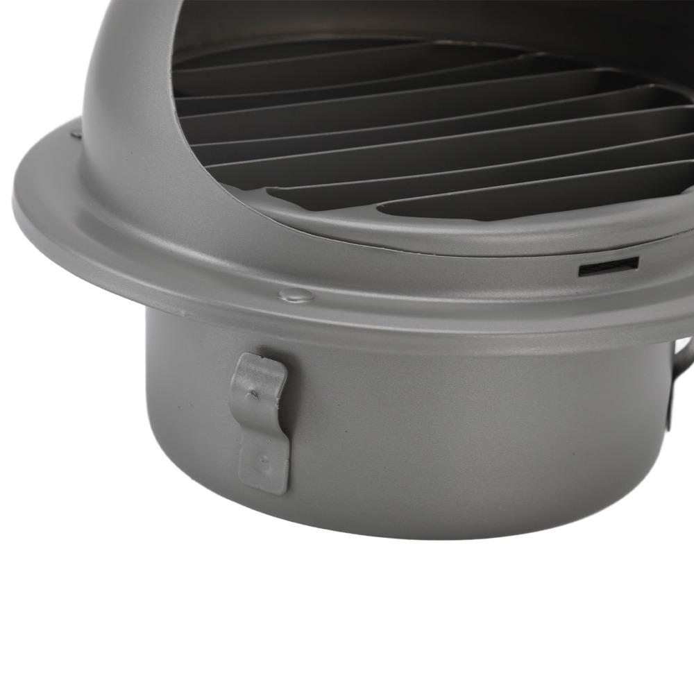 4 Inch Diameter Louvered Vent Cover Round Air Vent Grille Heavy Duty Wall Vent For Outdoor Use