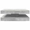 Vidaxl Stolik Kawowy Obrotowy 360 Stopni Betonowy Szary 90X90X34,5 Cm