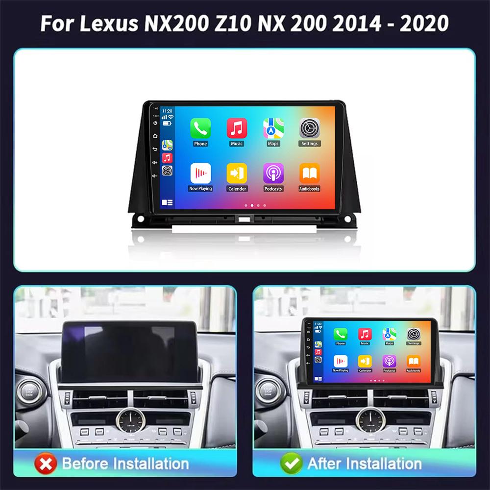 Für Lexus NX200 Z10 NX 200 2014 - 2020 Autoradio Multimedia Video GPS Android Navigation 2Din DVD Player CarPlay Autoradio
