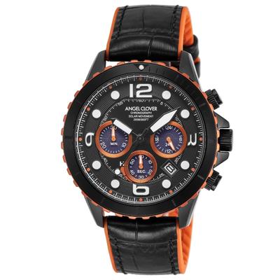 Angel Clover Timecraft Diver Sort Ur TCD45BK-BK Herre