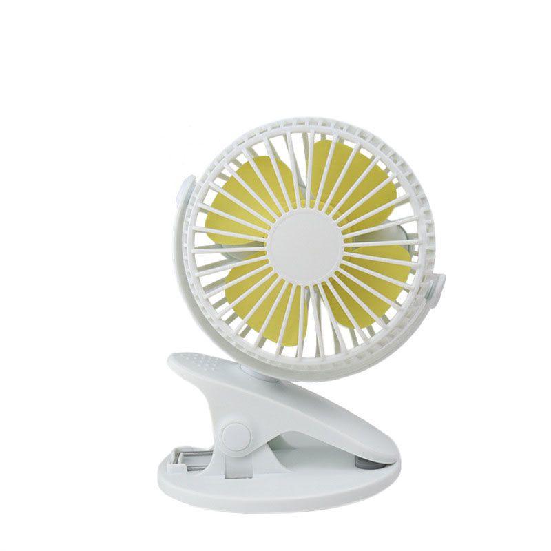 Small Yet Powerful Personal Portable Desk Fan With 3-speed Settings And Usb Rechargeable Battery