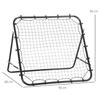 Rebounder Net, Practise Kickback Goal, for Teens, Adults Training - Black
