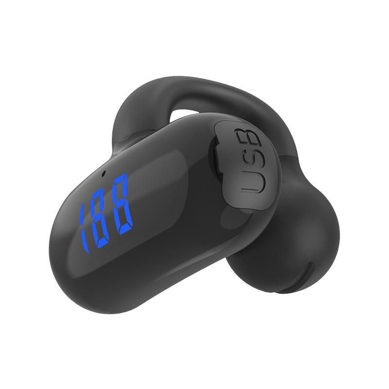 M10 Bluetooth Earbuds: New Clip-On, Dual or Single Ear, External Sound, Sports & Business Style.