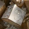 50Pcs French Sugar Box Light Luxury Golden Candy Champagne Color Wedding Candy Box Wedding Accompanying Paper Gift Box