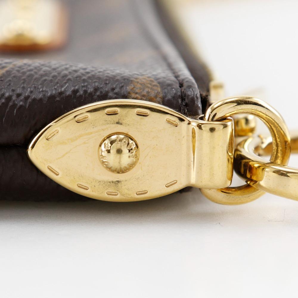 LOUIS VUITTON Pochette Mira MM Pouch M60094 Shoulder Bag Accessory pouch Brown Monogram canvas Women Used