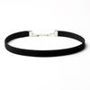 Minimalistisches europäisches & amerikanisches Lolita Spitzen Choker Halskettenset für Damen