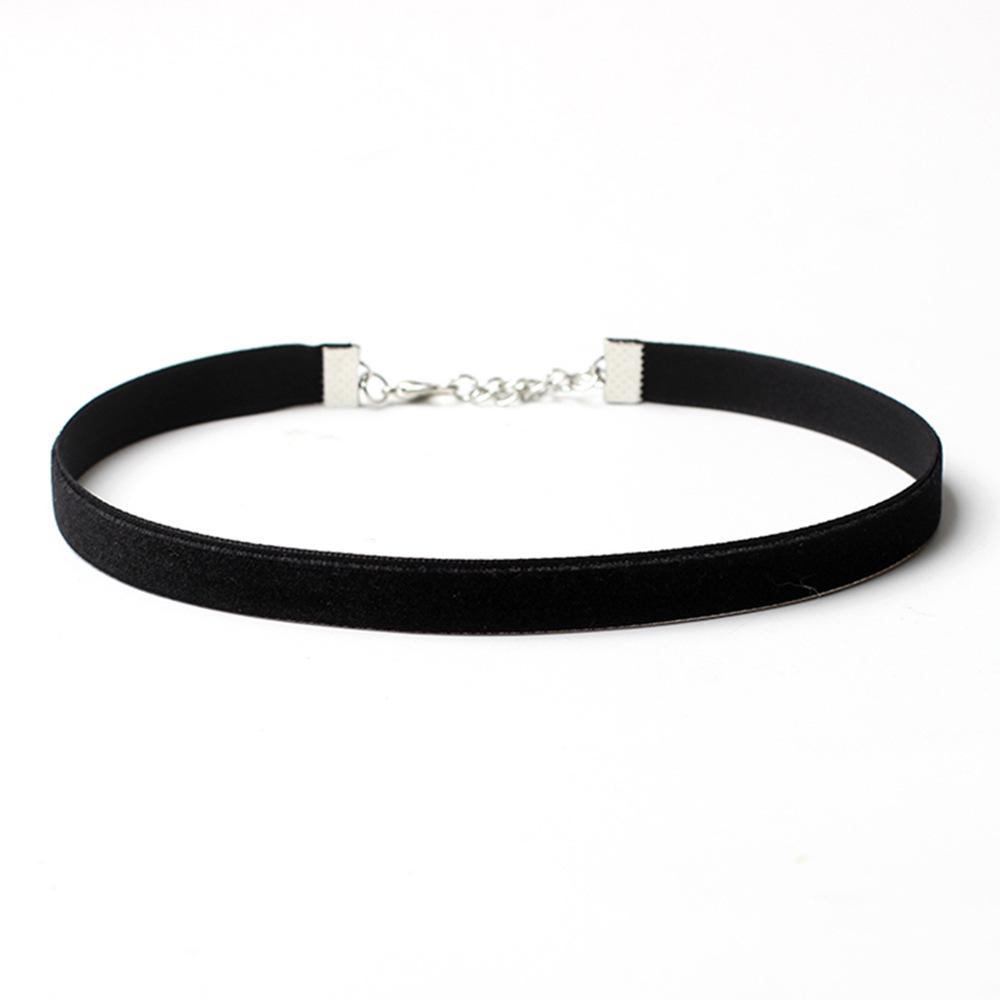 Minimalistisches europäisches & amerikanisches Lolita Spitzen Choker Halskettenset für Damen