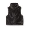 European & American Women's Fashion Versatile Faux Fur Effect Vest