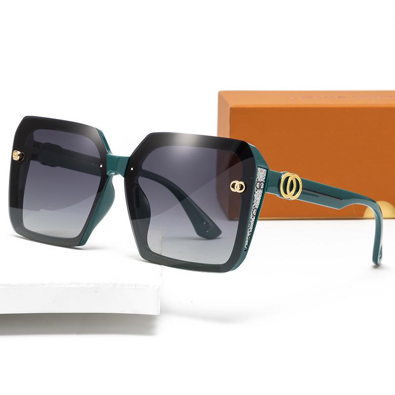Европейская и американская женская мода, солнцезащитные очки в квадратной оправе - стиль интернет-знаменитостей, солнцезащитные очки с защитой от УФ-лучей