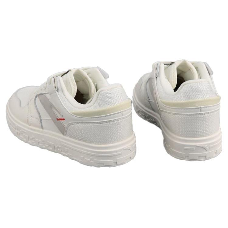 Anta Slip Resistant Cushioning Low Top Skateboard Shoes Men's White 112238066-1