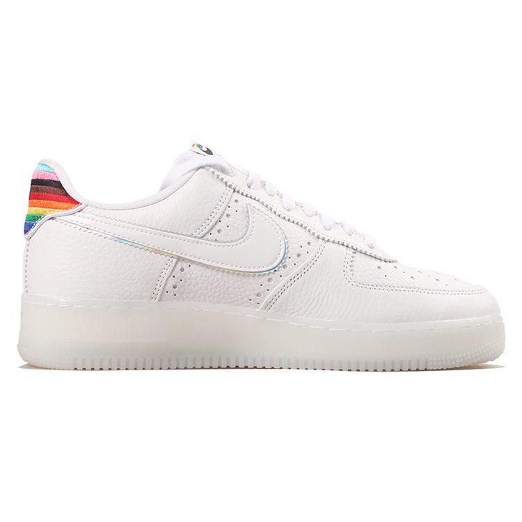 Nike Sneakers Unisex Air Force 1 Low Be True Bianco Multicolore CV0258-100