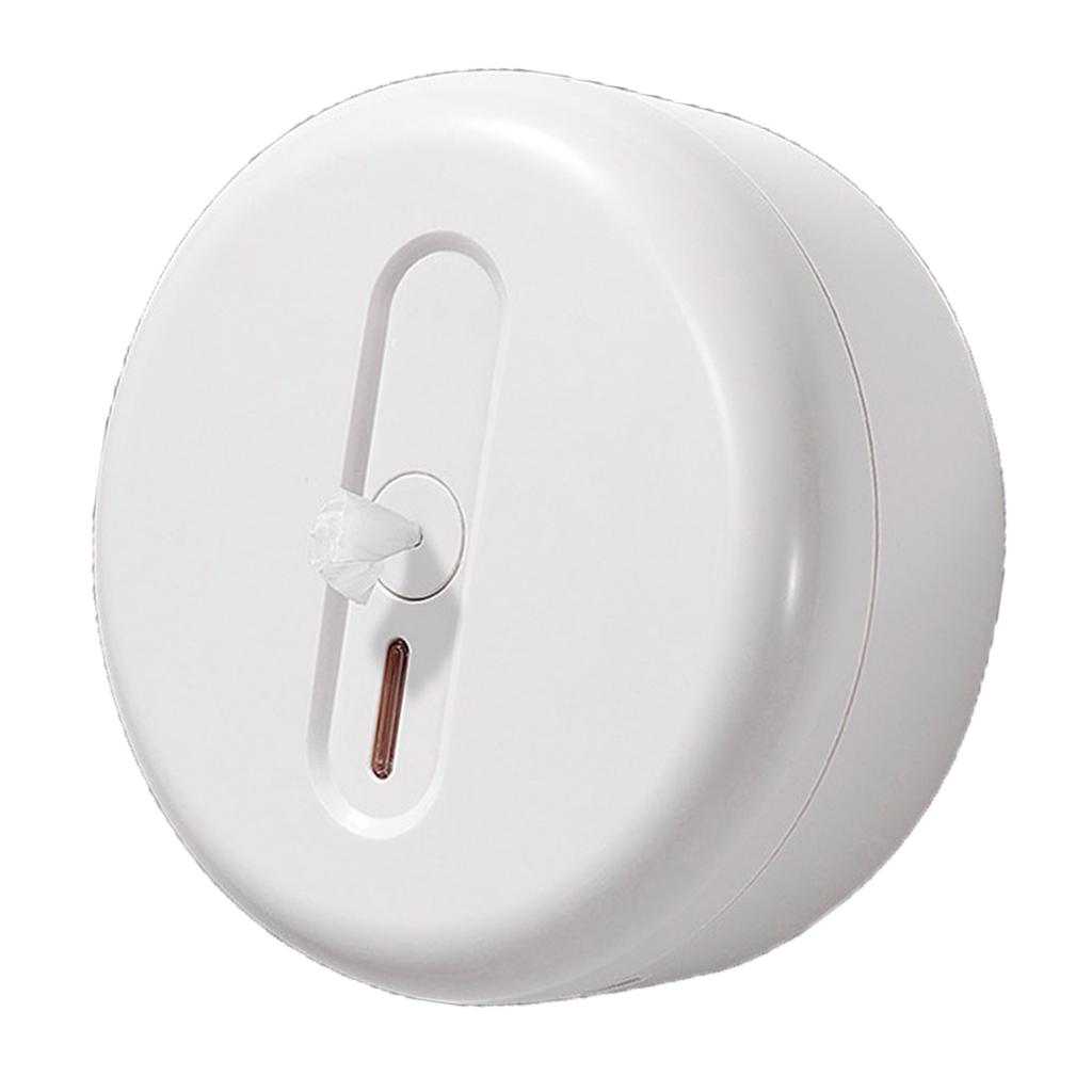 Roll Toilet Paper Holder Plastic Bath Tissue Dispenser Wall Mount for Bathroom Hotel Shopping Malls