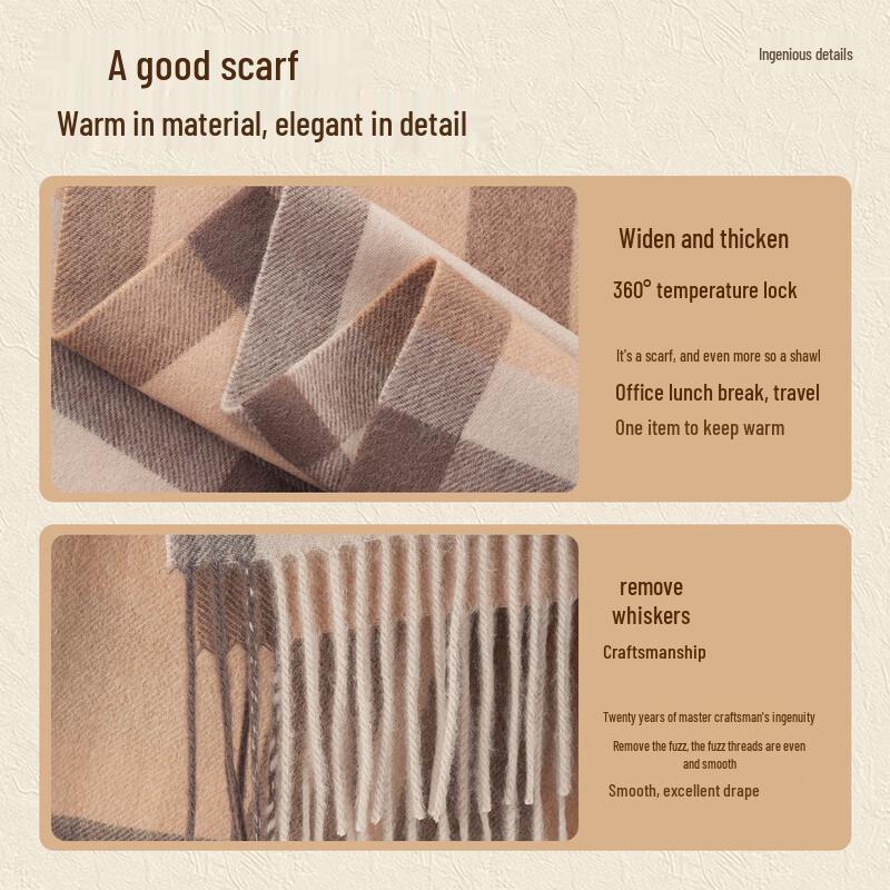 Shanghai Story 100% Wool Scarf & Shawl