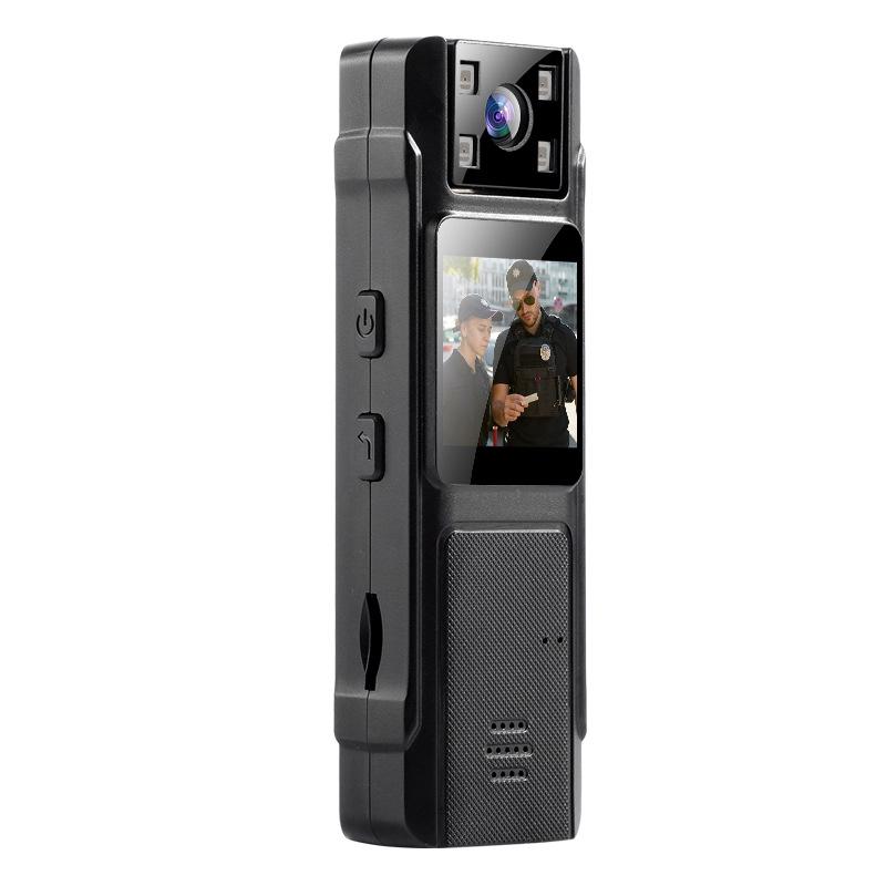 HD WiFi Law Enforcement Recorder with Screen & Clip Camera for Security Patrol