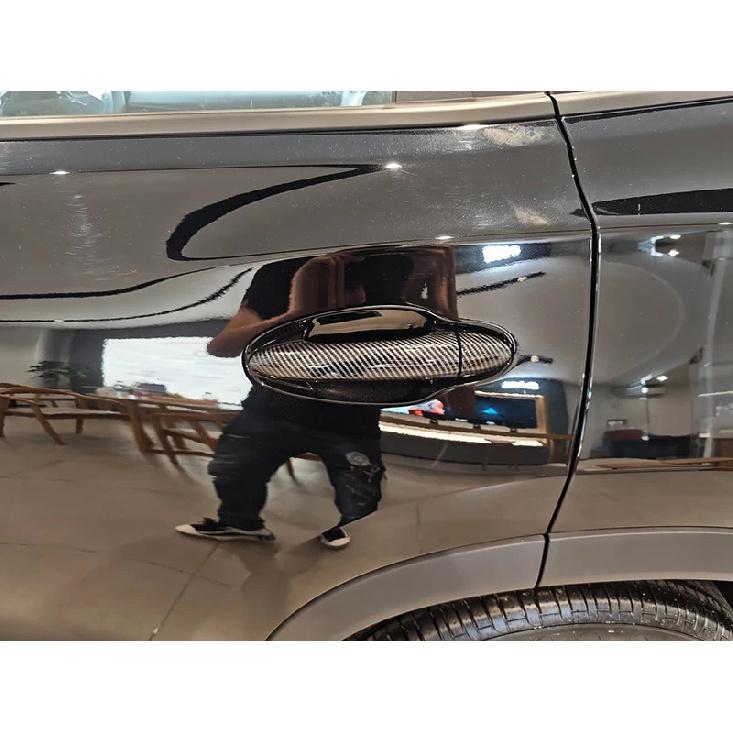 For Chery Tiggo 8 PRO 2024 2025 2026 Car Accessories ABS Door Handle Cover With Smart Key Hole Catch Cap Trim Molding