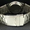 GENUINE VINTAGE SEIKO 5 AUTOMATIC JAPAN MENS GREEN COLOR DIAL WATCH a708595-1