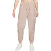 Nike Solid Color Logo Cuffed Knit Joggers Women Bottoms Pink DM6183-601