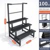 Waterproof Multi-Layer Ladder Shelf Stainless Steel Metal Flower Step Display Stands Balcony Flower Room Plant Rack