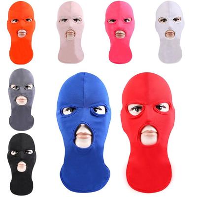 3 Hole Cycling Mask Sunscreen Unisex Hats Windproof Full Face Mask Outdoor