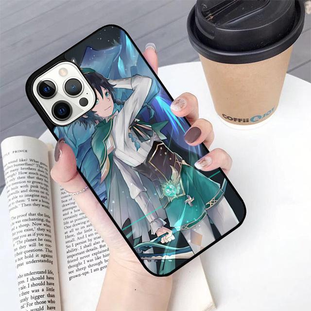 Genshin Impact Venti Phone Case For Apple iPhone 17 Air Pro Max Plus Coque For iPhone 17 Air 14 15 16 13 12 Max Cover